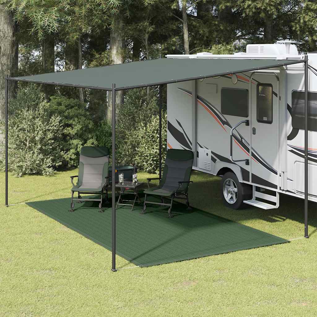 vidaXL Zeltteppich 250 x 300 cm HDPE Grün