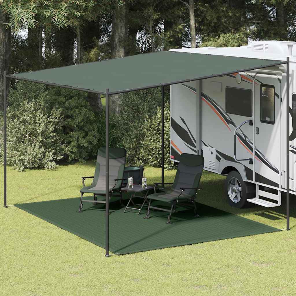 vidaXL Zeltteppich 250 x 300 cm HDPE Grün