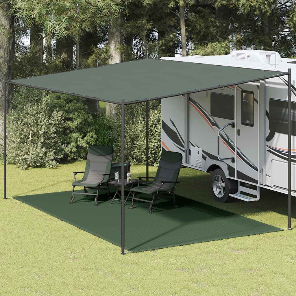 vidaXL Zeltteppich 250 x 300 cm HDPE Grün