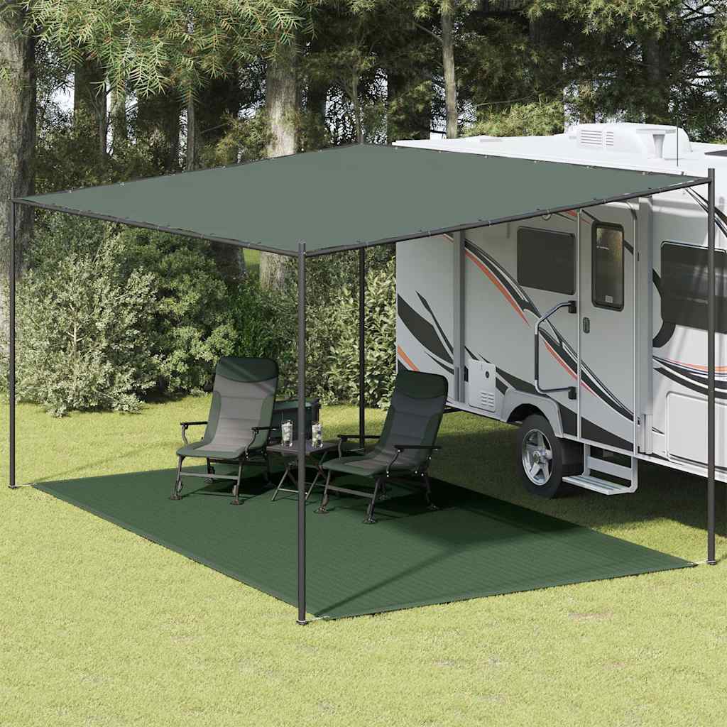 vidaXL Zeltteppich 250 x 300 cm HDPE Grün