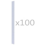 vidaXL Clips für Sichtschutzstreifen 100 Stk. PVC Transparent