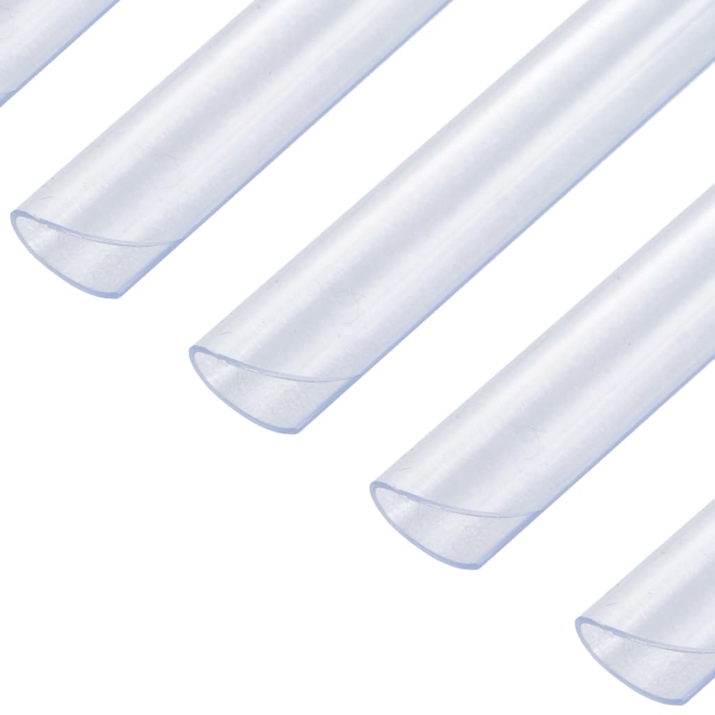 vidaXL Clips für Sichtschutzstreifen 100 Stk. PVC Transparent