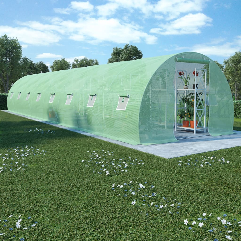 vidaXL Gewächshaus 36m² 1200x300x200 cm