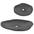 vidaXL Waschbecken Flussstein Oval 60-70 cm