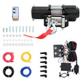 vidaXL Elektrische Seilwinde 12 V 4500 lbs 2040 kg mit Fernbedienung