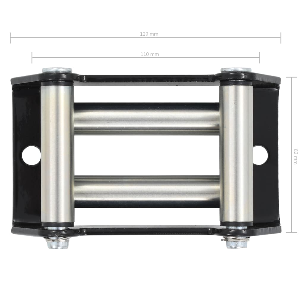 vidaXL 4-Wege-Rollenseilfenster Stahl 1500-3000 lbs