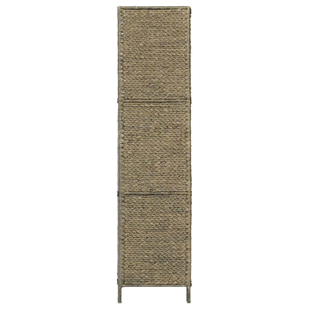 vidaXL 3-teiliger Paravent Braun 116×160 cm Wasserhyazinthe