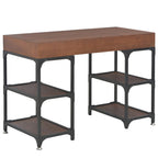 vidaXL Schreibtisch mit 3 Schubladen 110x50x78 cm Massivholz Tanne