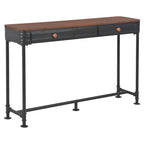 vidaXL Konsolentisch mit 2 Schubladen 120x30x75 cm Massivholz Tanne