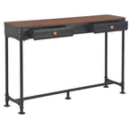vidaXL Konsolentisch mit 2 Schubladen 120x30x75 cm Massivholz Tanne