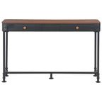 vidaXL Konsolentisch mit 2 Schubladen 120x30x75 cm Massivholz Tanne