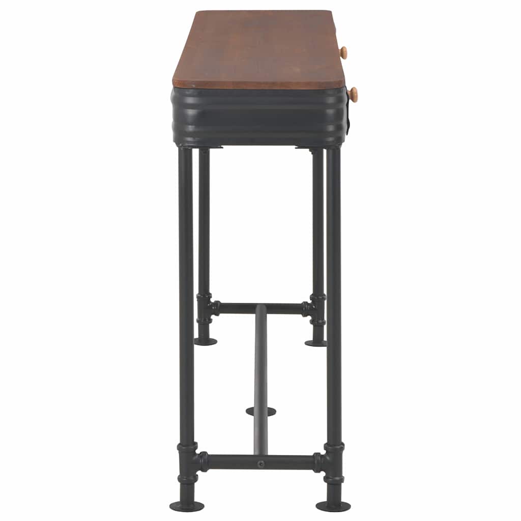vidaXL Konsolentisch mit 2 Schubladen 120x30x75 cm Massivholz Tanne