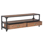 vidaXL TV-Schrank mit 2 Schubladen 120x30x40 cm Massivholz Kiefer