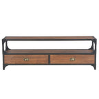 vidaXL TV-Schrank mit 2 Schubladen 120x30x40 cm Massivholz Kiefer