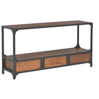 vidaXL TV-Schrank mit 3 Schubladen 120x30x60 cm Massivholz Kiefer