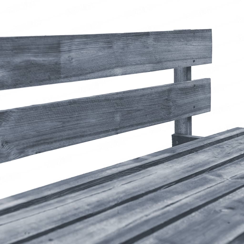 vidaXL Outdoor-Sofa Paletten mit Kissen in Sandfarben Kiefernholz