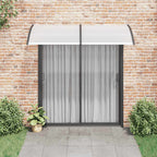 vidaXL Türvordach Schwarz 200×100 cm PC