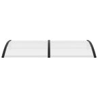 vidaXL Türvordach Schwarz 200×100 cm PC