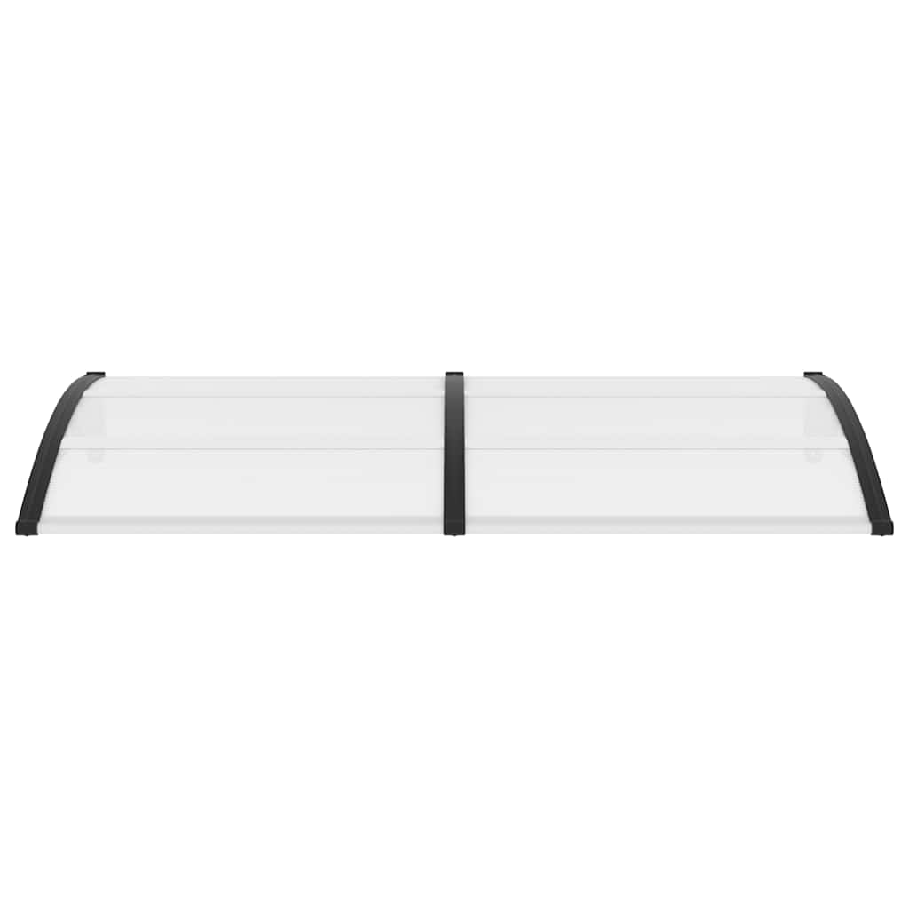 vidaXL Türvordach Schwarz 200×100 cm PC