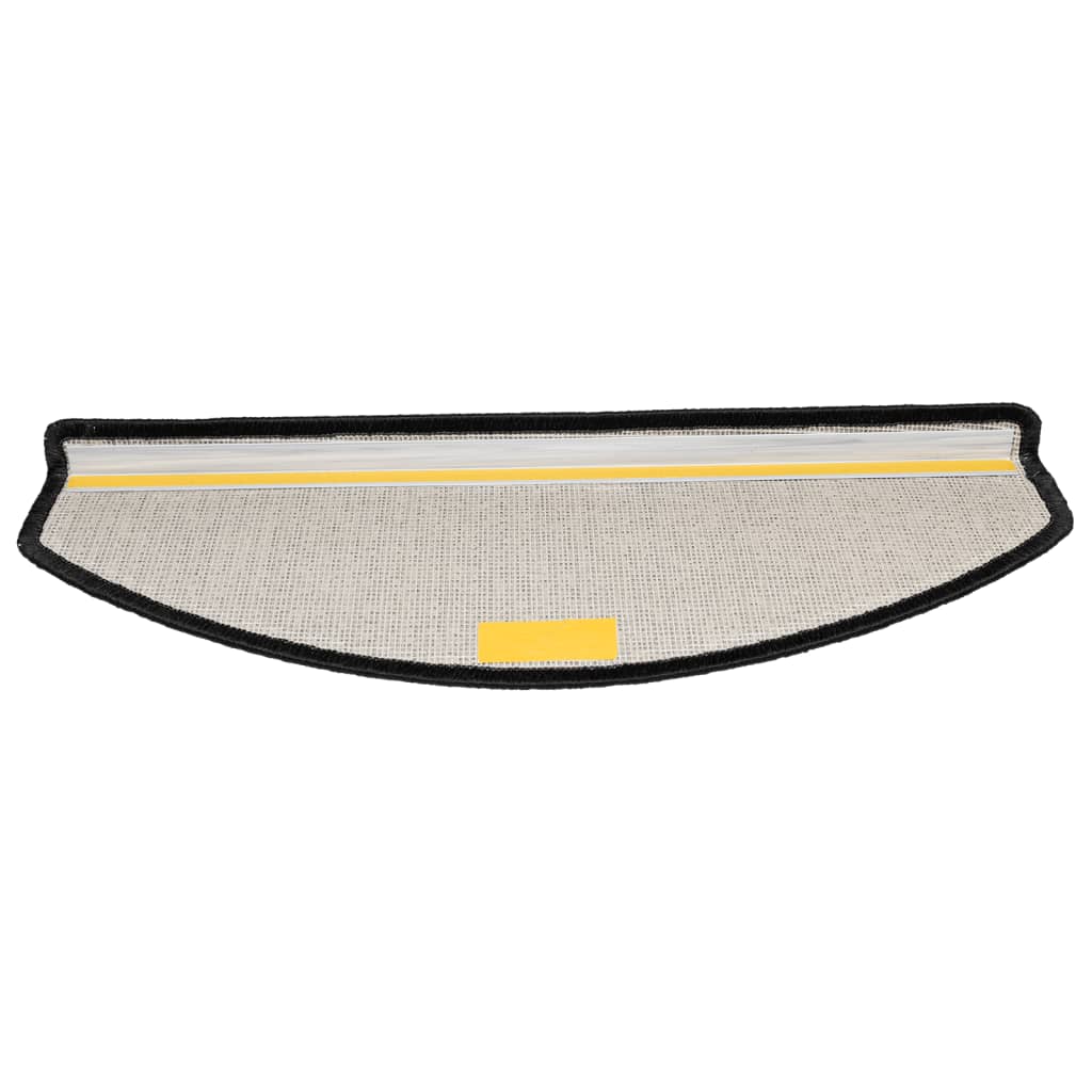 vidaXL Stufenmatten 15 Stk. 65x24x4 cm Anthrazit Halbrund Groß