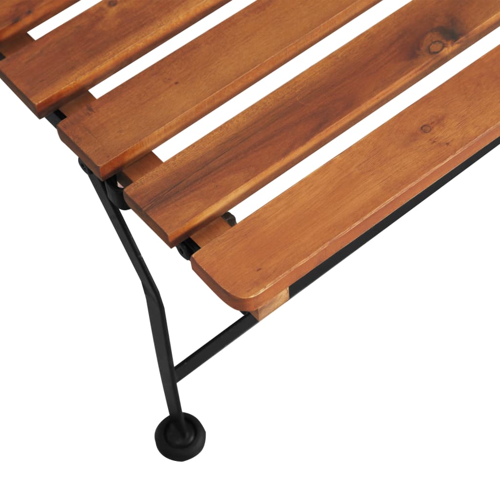 vidaXL Outdoor Liegestuhl Akazienholz Massiv
