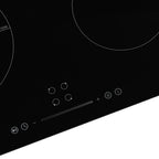 vidaXL Induktionskochfeld mit 4 Platten Touch Control Glas 7000 W