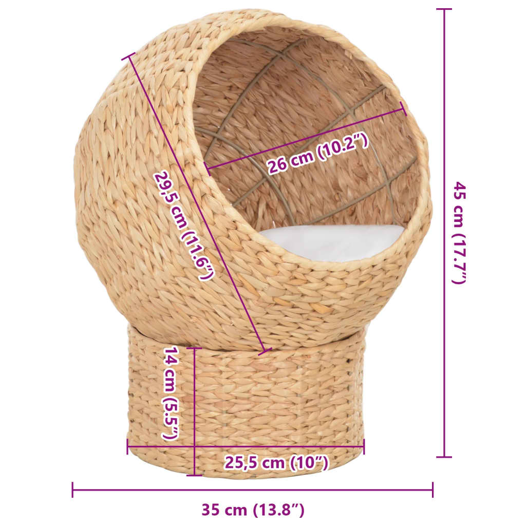 vidaXL Katzenkorb Seegras