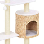 vidaXL Katzen-Kratzbaum Sisal Seegras