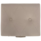 vidaXL Hocker mit Stauraum 3 Stk. Beige Stoff