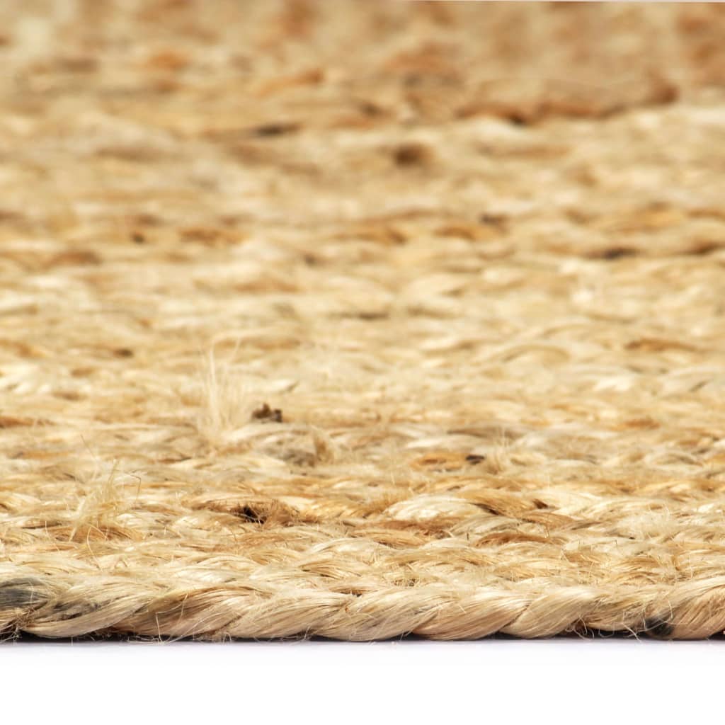 vidaXL Teppich Handgefertigt Jute Natur 80x160 cm