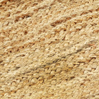 vidaXL Teppich Handgefertigt Jute Natur 80x160 cm