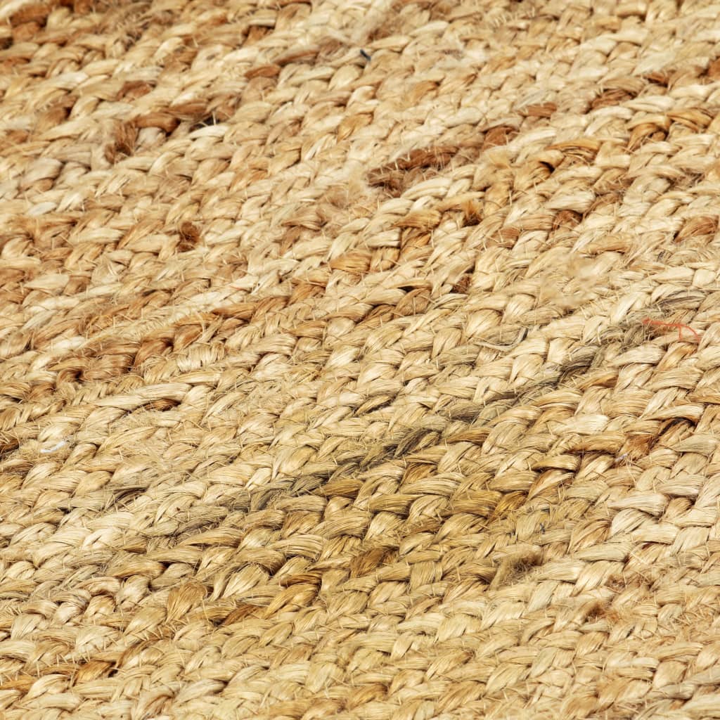 vidaXL Teppich Handgefertigt Jute Natur 80x160 cm