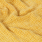 vidaXL Überwurf Baumwolle 160x210 cm Senfgelb