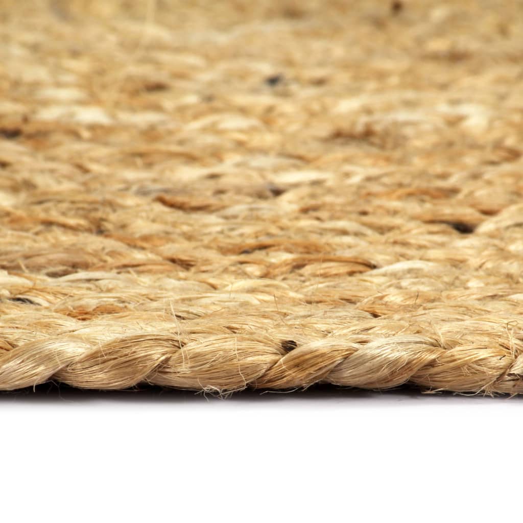 vidaXL Tischsets 6 Stk. Natur 38 cm Rund Jute