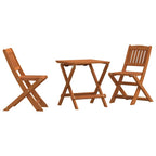 vidaXL 3-tlg. Bistro-Set für Kinder Massivholz Eukalyptus