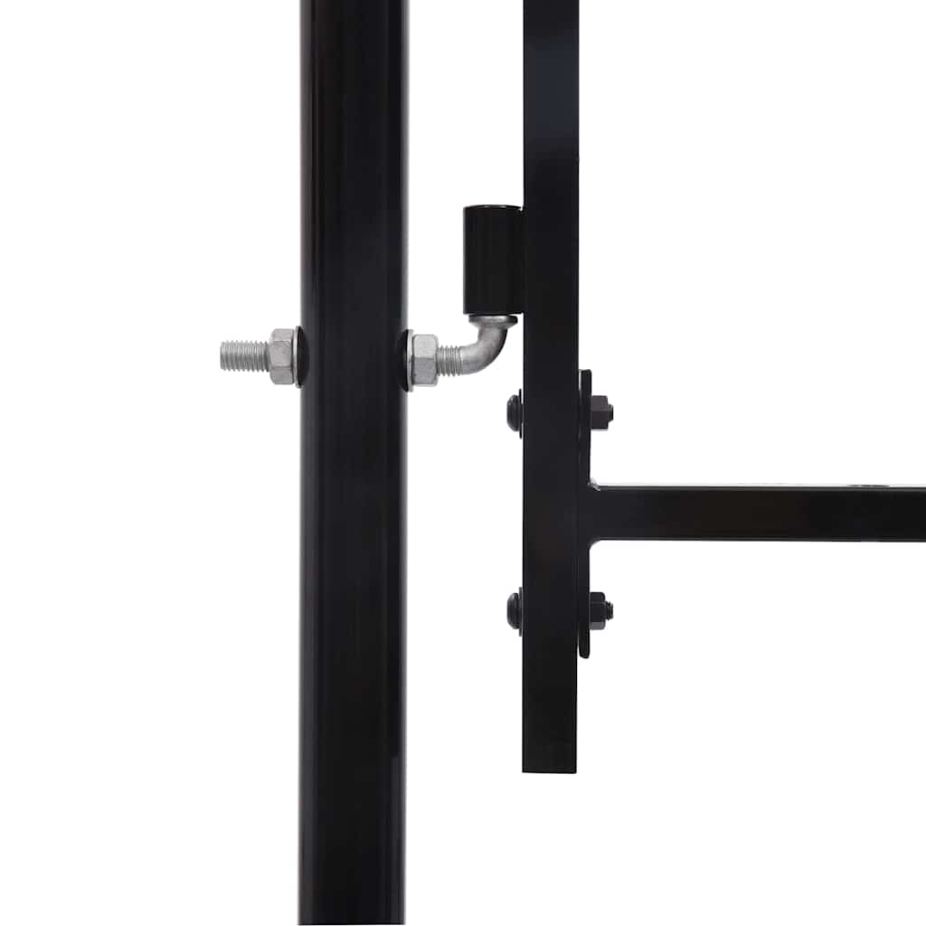vidaXL Gartentor mit gewölbtem Oberteil ASSEN 400 x 175 cm Stahl