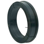 vidaXL Zaun-Bindedraht 250 m 0,9/1,4 mm Stahl Schwarzgrün