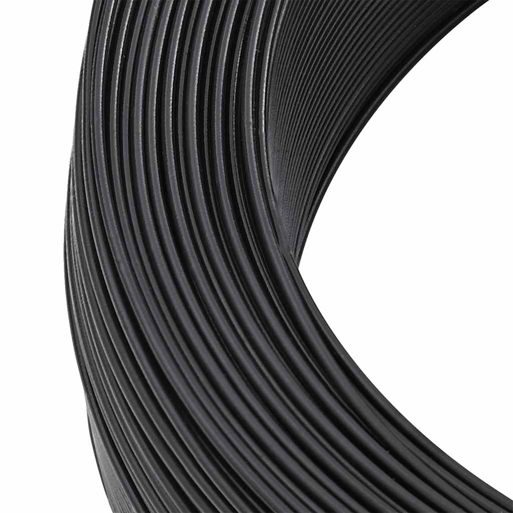 vidaXL Zaun-Bindedraht 250 m 0,9/1,4 mm Stahl Anthrazit