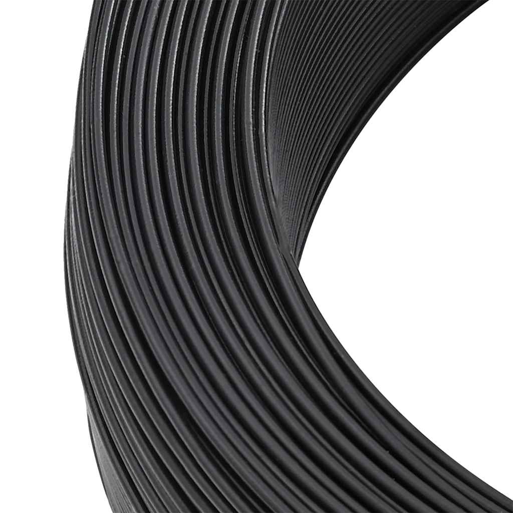 vidaXL Zaun-Bindedraht 250 m 1,6/2,5 mm Stahl Anthrazit