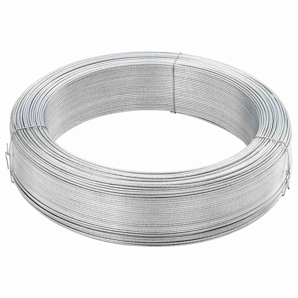 vidaXL Zaun-Bindedraht 250 m 1,4 mm Stahl