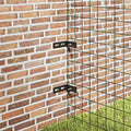 vidaXL Wand-Eckverbinder 10 Sets Anthrazit