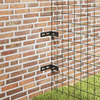 vidaXL Wand-Eckverbinder 10 Sets Anthrazit