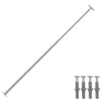 vidaXL Einstellbare Fenster-Sicherheitsstange 710-1200 mm