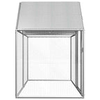 vidaXL Hühnerstall 2x1x1,5 m Verzinkter Stahl