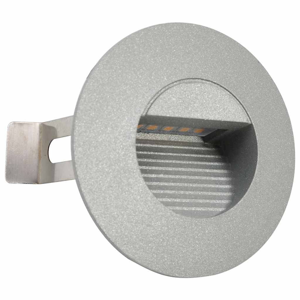 vidaXL Außenwandleuchten 6 Stk. LED 2 W Silbern Rund