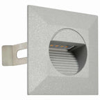 vidaXL Außenwandleuchten 6 Stk. LED 2 W Silbern Quadratisch