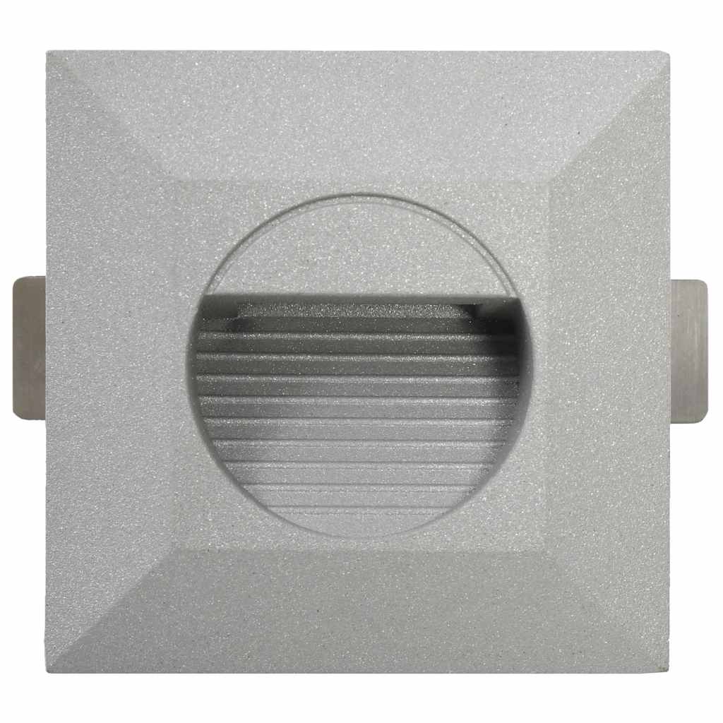 vidaXL Außenwandleuchten 6 Stk. LED 2 W Silbern Quadratisch