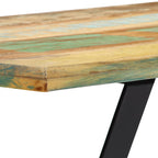 vidaXL Sitzbank 110 cm Altholz Massiv