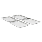 vidaXL Gastronormbehälter 4 Stk. GN 1/1 20 mm Edelstahl