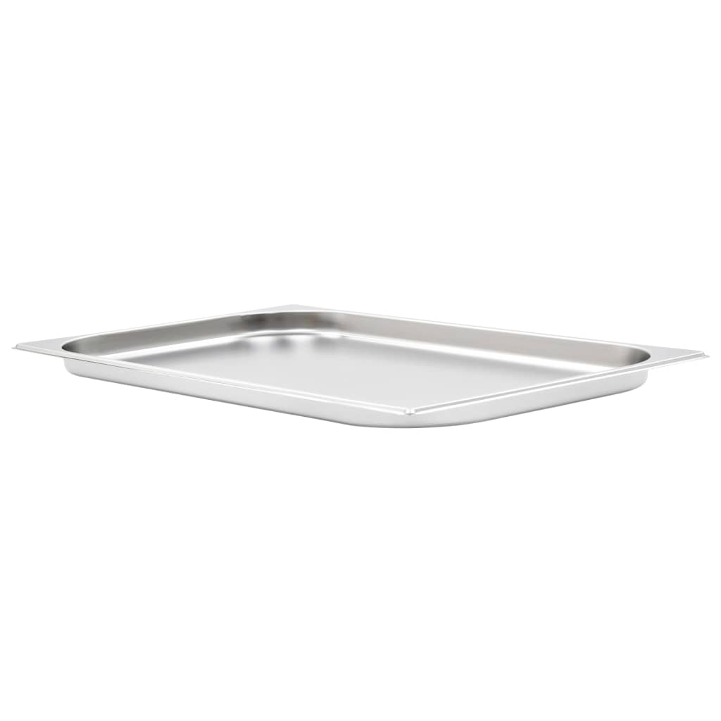 vidaXL Gastronormbehälter 4 Stk. GN 1/1 20 mm Edelstahl